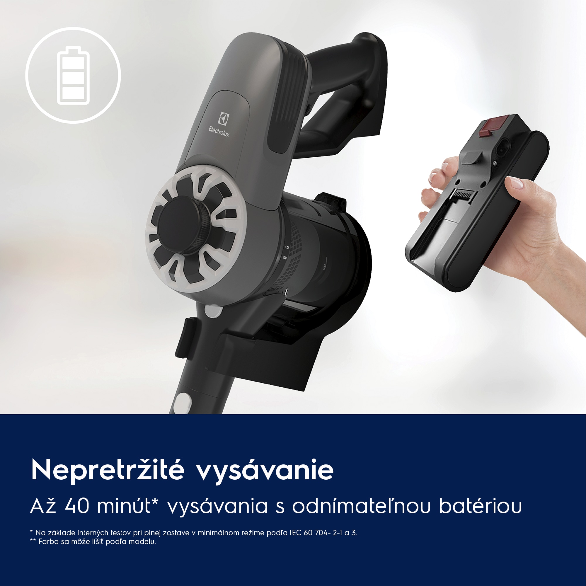 Electrolux - Tyčový vysávač - EP31CB21TG