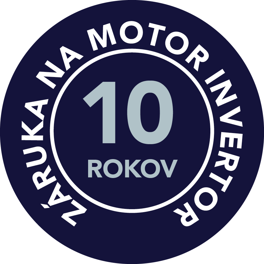 Rozšírená záruka 10 rokov na invertor motor